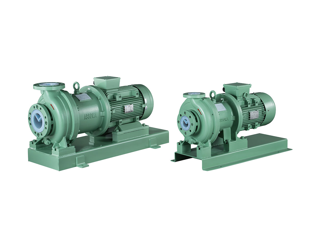 PFA-Lined Magnetic Drive Process Pump AME Series